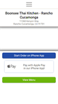 Mobile Screenshot of boonseethaikitchencalifornia.com